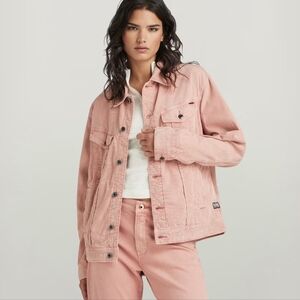 G Star RAW PINK CORDUROY JACKET NWT MEDIUM